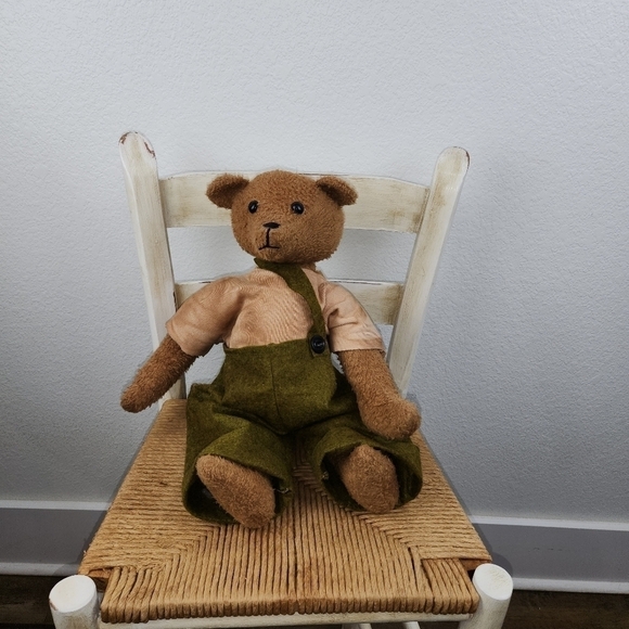 Hearthside Coll. Mr. Grn Jeans Bear Deco. Plush 🧸 - Picture 2 of 10